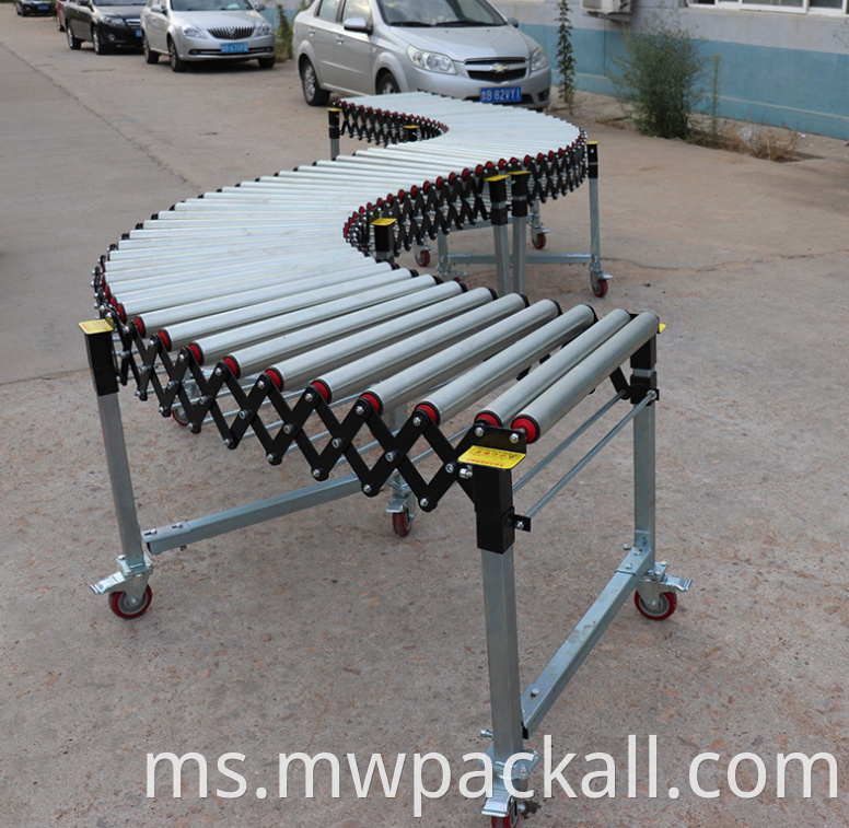 Heavy Loading Roller Electric Power Conveyor untuk Dijual